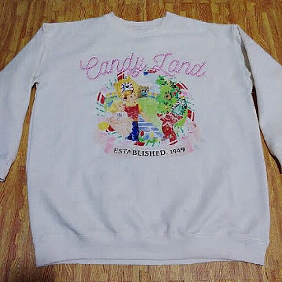 Candy Land Colorful Graphic Sweatshirt Unisex XL - Picture 2 of 8